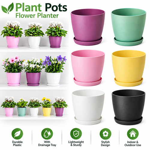Plant pots flower planter - planter, 6