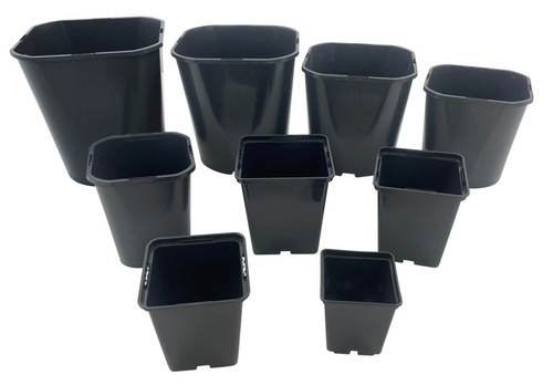 Square plant pots - rigid, 7cm