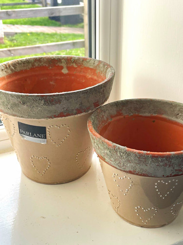 Parlane 2pc hand painted - 2pc,