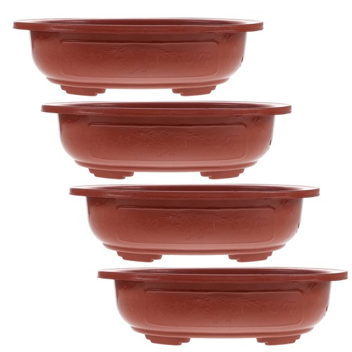 Pcs shallow flower pots - 4,