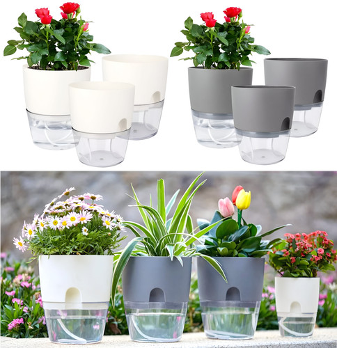 Self watering planter pots - self-watering,