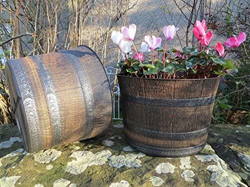 Large barrel planter - barrel, pot