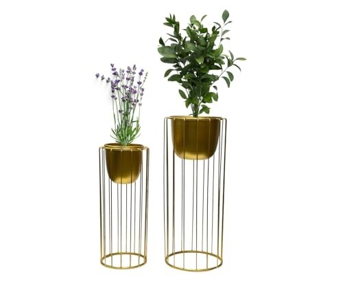 Gold set planter - set, 2