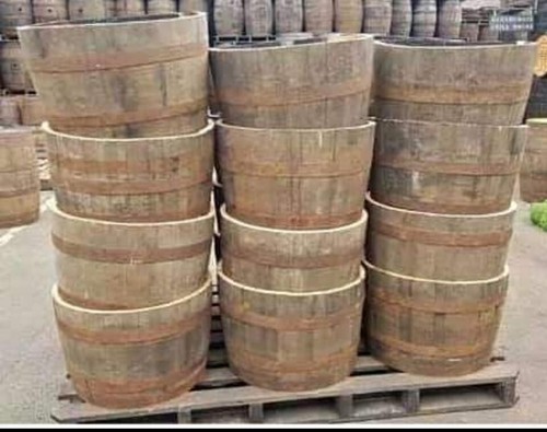 Genuine large half oak wine - *genuine,